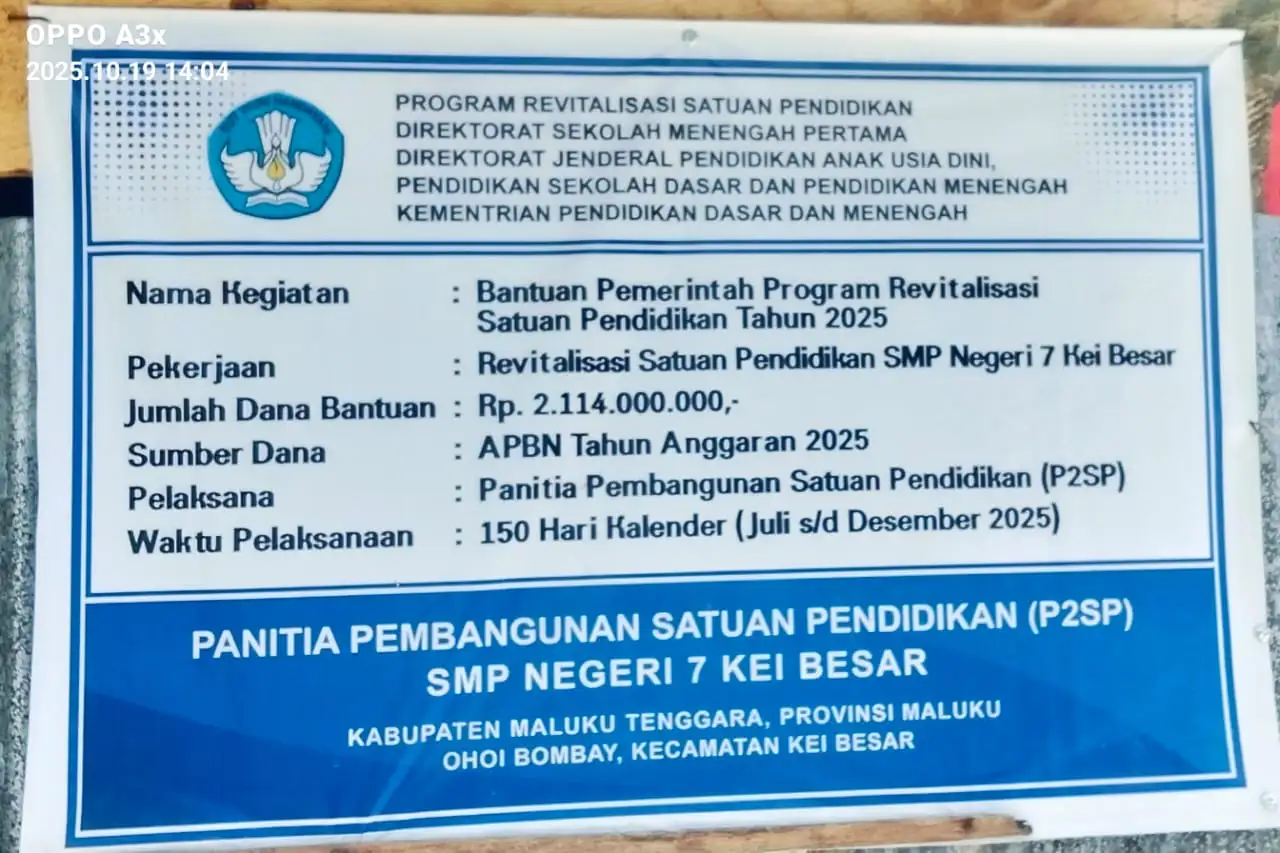 28 Kepala Sekolah SD - SMP Di Malra Wajib  Pertanggungjawabkan Program  Revitalisasi Ke Publik