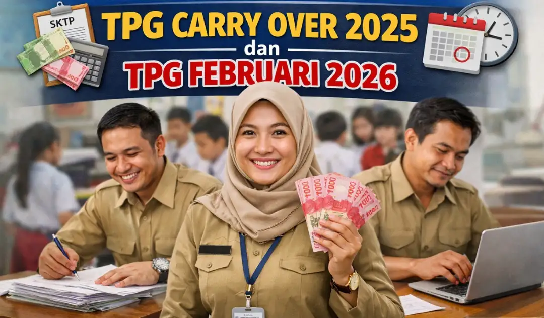 Carry Over Triwulan 2025 Pola Pencairan TPG Februari 2026 Dilakukan Bertahap Bukan Serentak