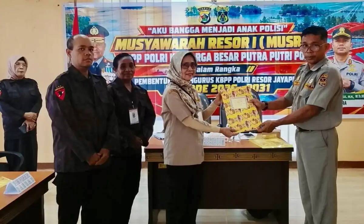 Herman Didik Bintoro Terpilih Pada Musres Perdana KBPP POLRI Resor Jayapura