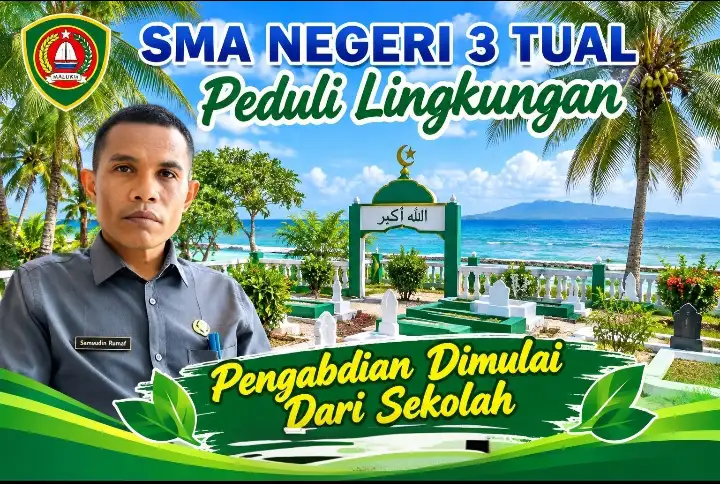 SMA Negeri 3 Tual Peduli Lingkungan Lewat Aksi Jumat Bersih
