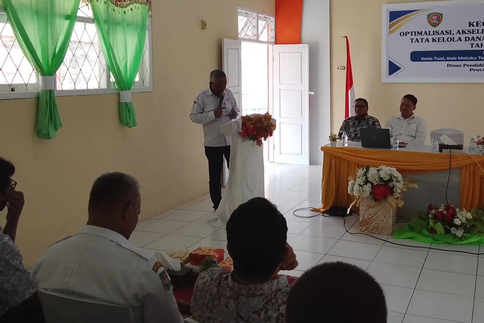 Inspektorat Provinsi Maluku Ingatkan Peserta Optimalisasi Akselerasi & Tata Kelola Dana BOSP Dan BOPPD SMK Untuk Selalu Koordinasi Jika Hadapi Kendala